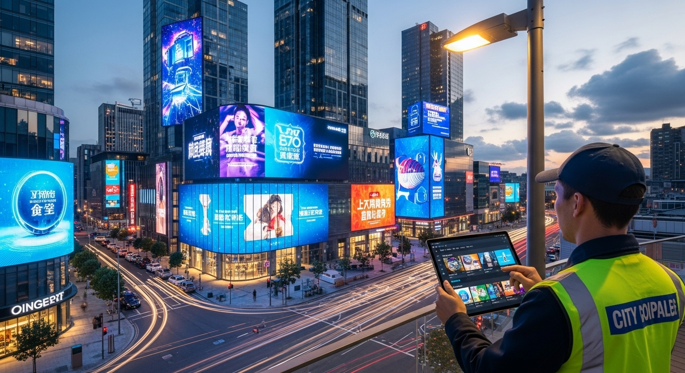 Outdoor Media Management System